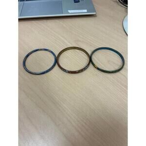Set of 3 Cloisonné Bangles